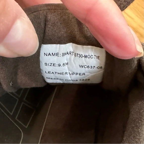 ABEO Smart 3730 Moc Tie Brown Lace-Up Comfort Walking Suede Shoes Men's 9.5 M - Picture 3 of 13